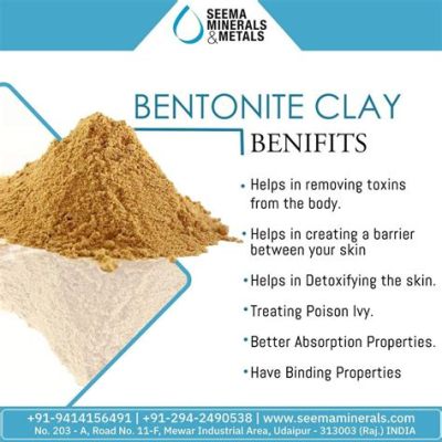  Bentonite: Un Legame Indispensabile per le industrie del Petrolio e della Farmaceutica!